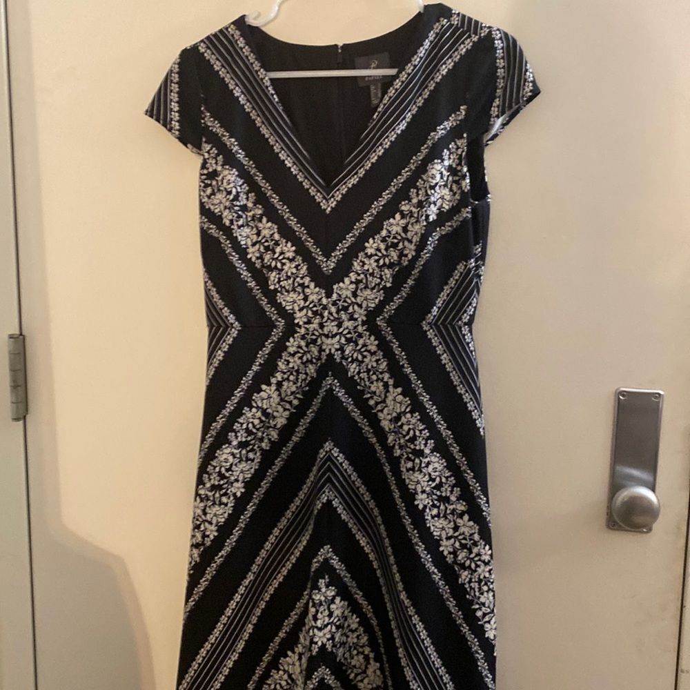 Black and white Adrianna Papell dress